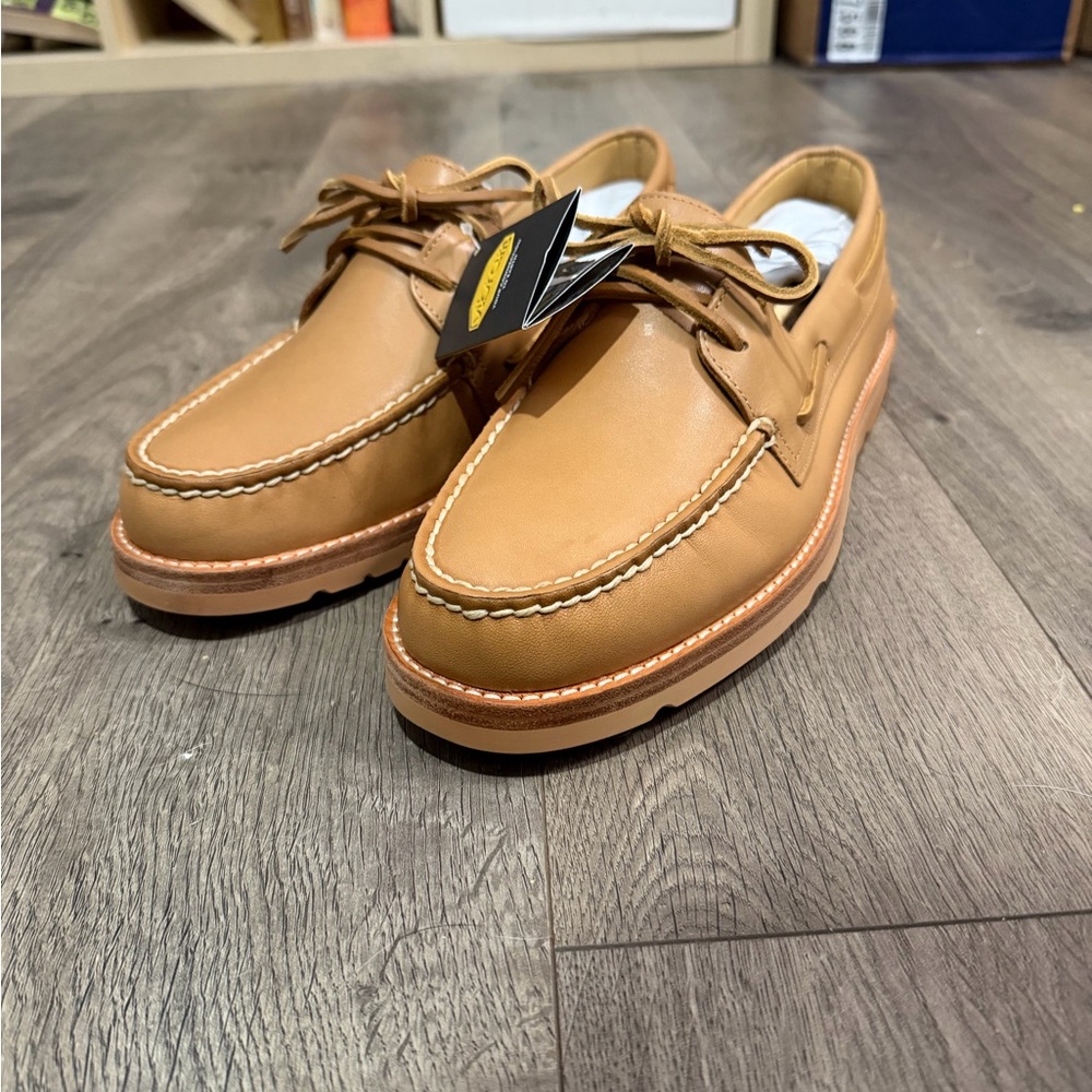 Sperry x Todd Snyder boat shoe size 13 in Tan. Vibram soles